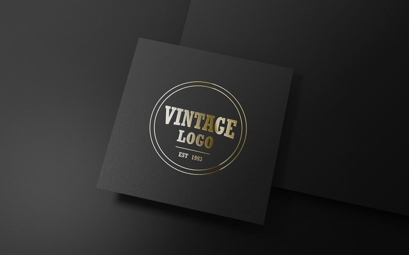 Logo Mockup PSD-Vorlage Vol. 04