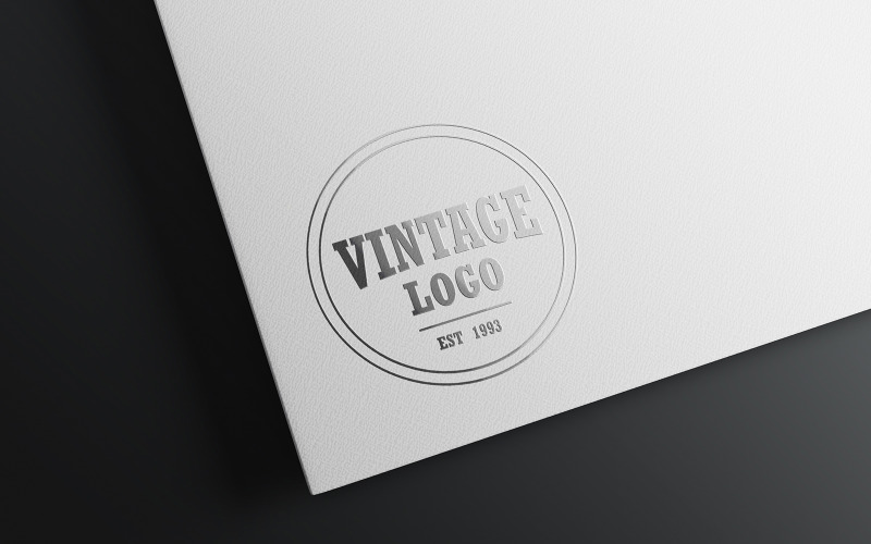Logo Mockup PSD-Vorlage Vol. 06