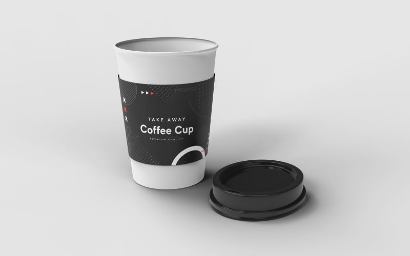 Plantilla de maqueta de taza de café para llevar Vol. 07