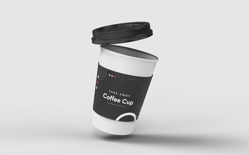 Plantilla de maqueta de taza de café para llevar Vol. 08