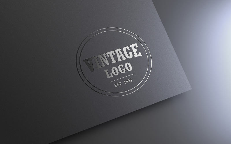 Szablon PSD Logo Mockup Vol 01