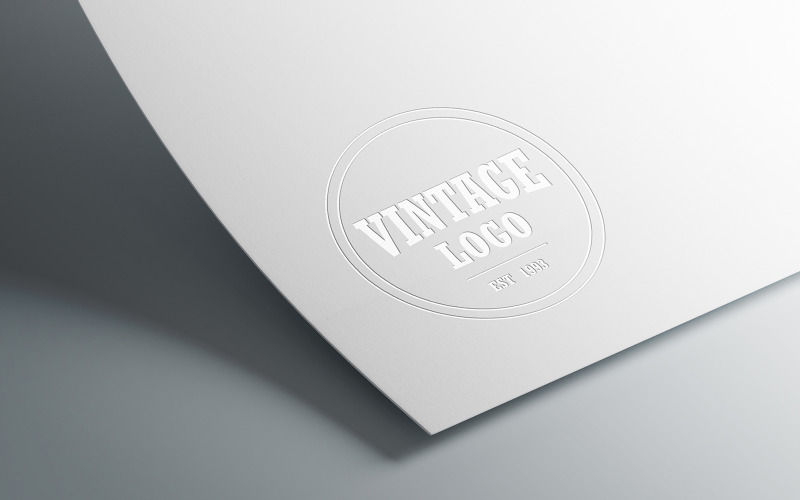 Szablon PSD Logo Mockup Vol 07