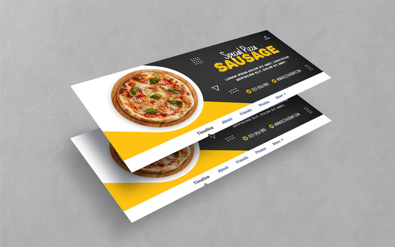 Special Pizza Food Facebook Timeline Cover
