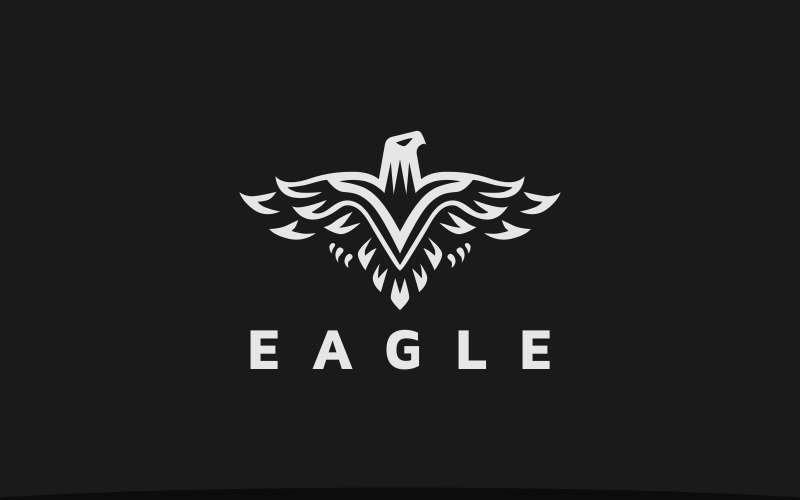 Eagle Logo Wings Logo Template #227383 - TemplateMonster