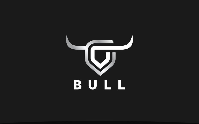 Сучасний логотип безпеки Bull