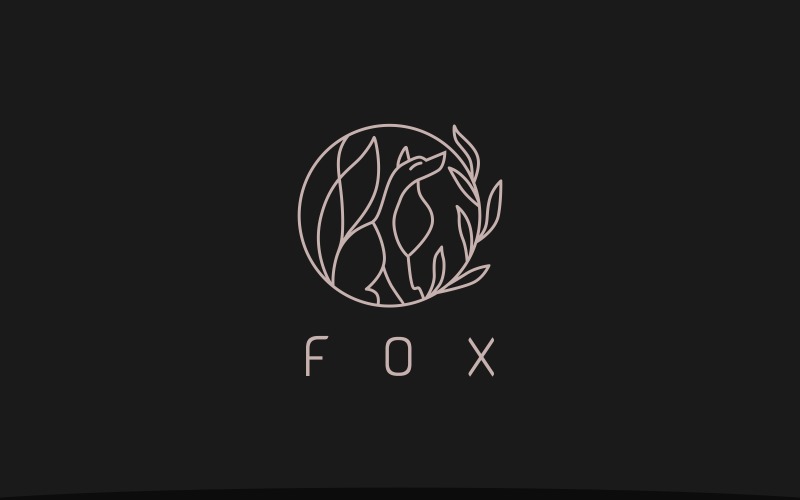 Fox Logo Fox Leaf Logo Template #227416 - TemplateMonster