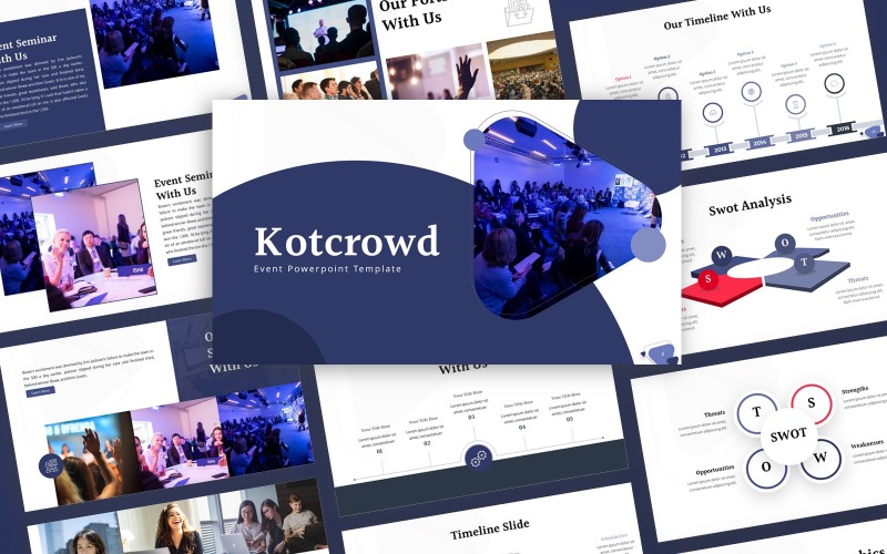 Kotcrowd - Mehrzweck-PowerPoint-Vorlage für Veranstaltungen