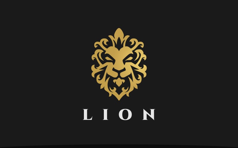 狮子标志狮子装饰标志