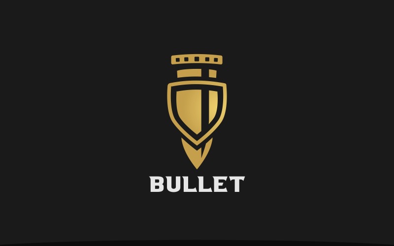bullet in lipstick shape maker | Logo Template by LogoDesign.net