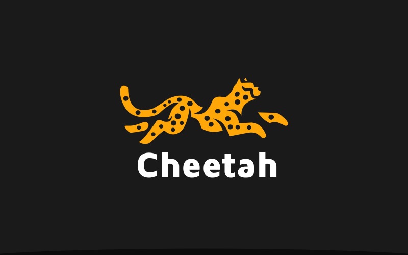 Cheetah logó vadászat logó sablon