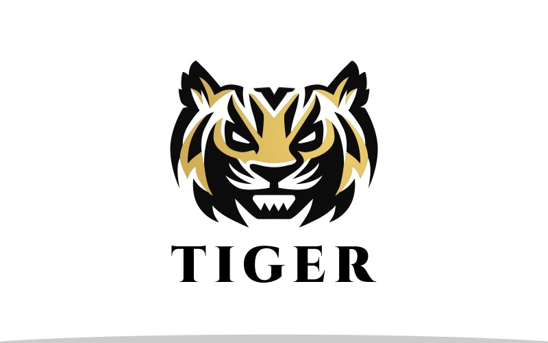Szablon Logo Silnego Tygrysa
