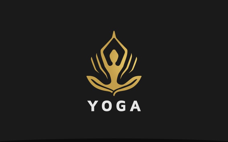 Yoga Meditation Logo Template #227541 - TemplateMonster