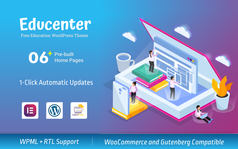 Educenter - Utbildning Gratis WordPress-teman