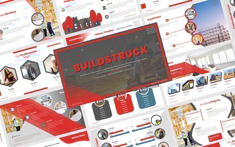 Buildstruct - 工业 PowerPoint 模板