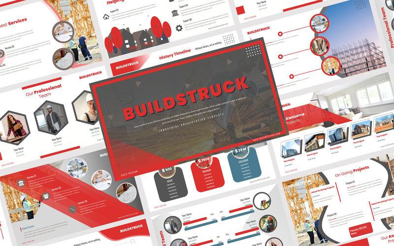 Buildstruct - Modelo de PowerPoint Industrial