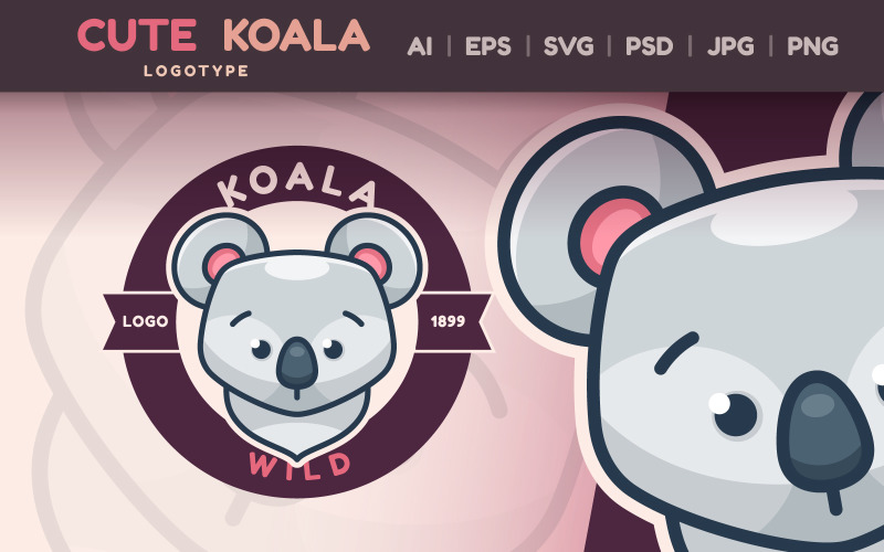 Personaggio dei cartoni animati Koala animale - Logotipo