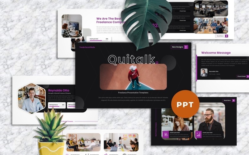 Quitalk - Powerpoint для фрилансеров
