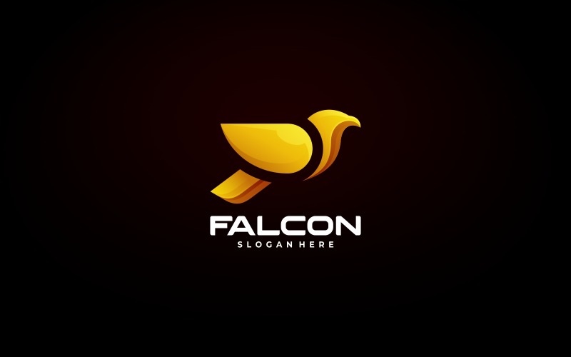 Modelo de Logotipo Degradê Falcon