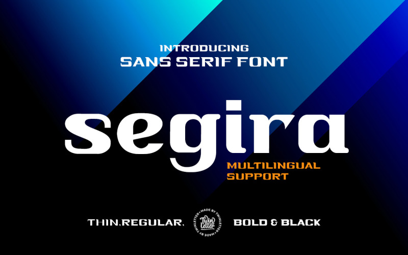 Segira - сімейство шрифтів San Serif