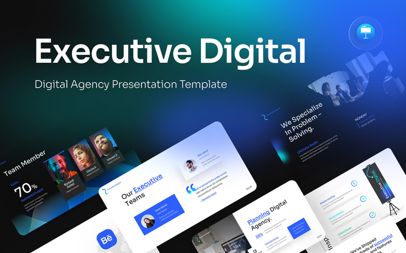 Executive Digital Moderne Mehrzweck-Keynote-Vorlage