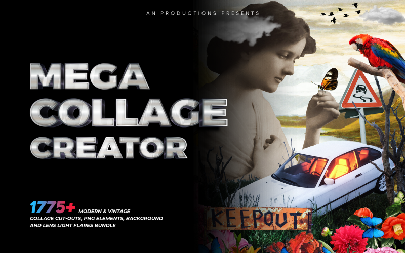 1775+ Mega Collage Creator und Crypto NFT Art Bundle