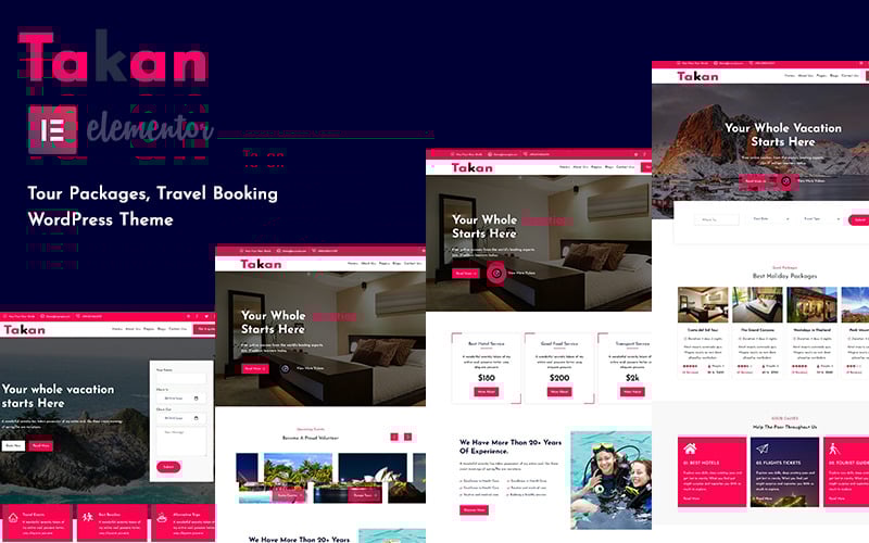 Takan Reisebüros WordPress Theme