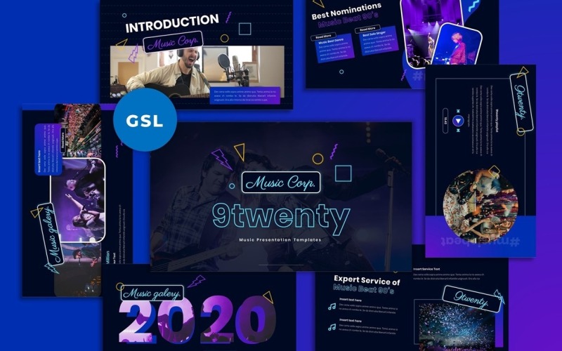 9Twenty - Google Slide Industrial Musical