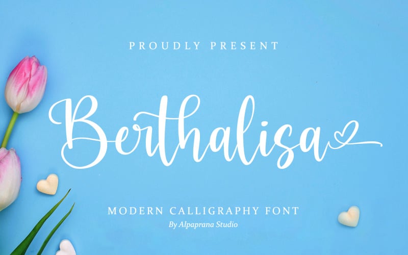 Berthalisa — nowoczesna czcionka do kaligrafii