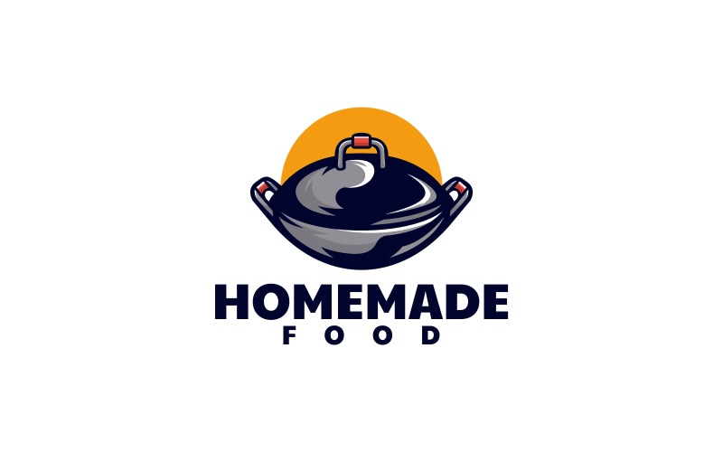 Proste logo domowej roboty żywności