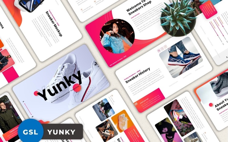 Yunky — креативный Googleслайд