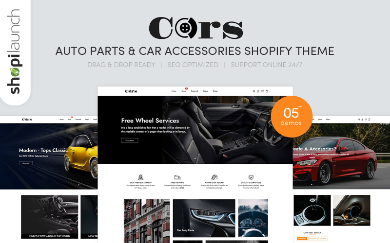 Simlop - Cars And Accessories 响应式 Shopify 主题
