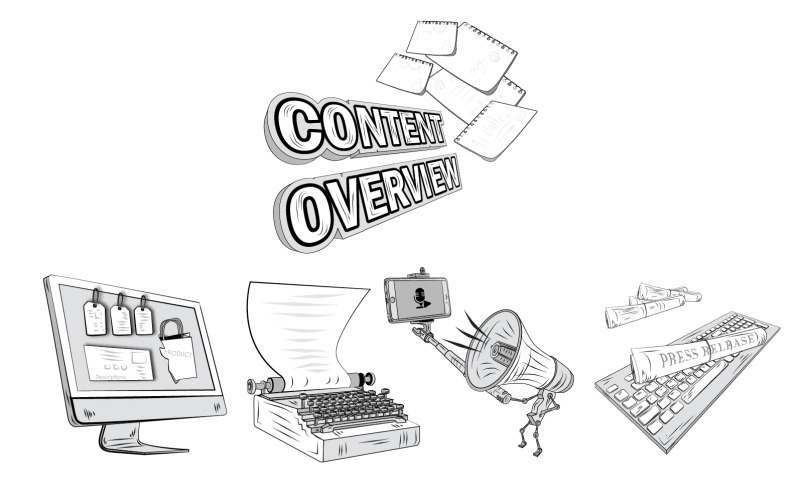 Categoria de conteúdo de ilustração