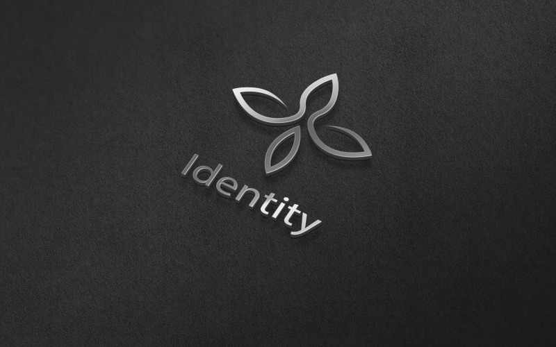 Modello di logo di yoga. Goditi una vita naturale e sana.
