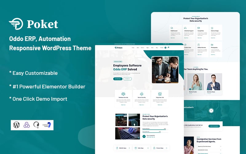 Poket - Oddo ERP, Otomasyon Duyarlı WordPress Teması
