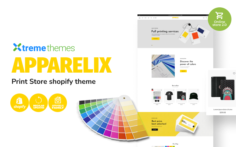 Apparelix Shopify Print Store-Design