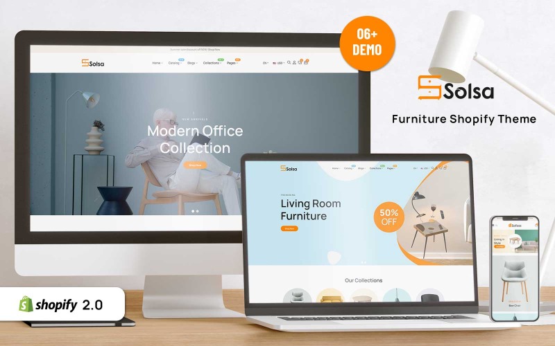 Gts Solsa - Tema de Shopify para muebles
