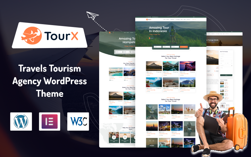 TourX - шаблон WordPress туристического агентства путешествий