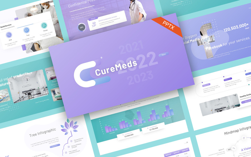 CureMeds Medical PowerPoint Template