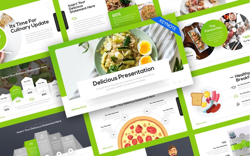 Delicious Food Culinary Keynote Template