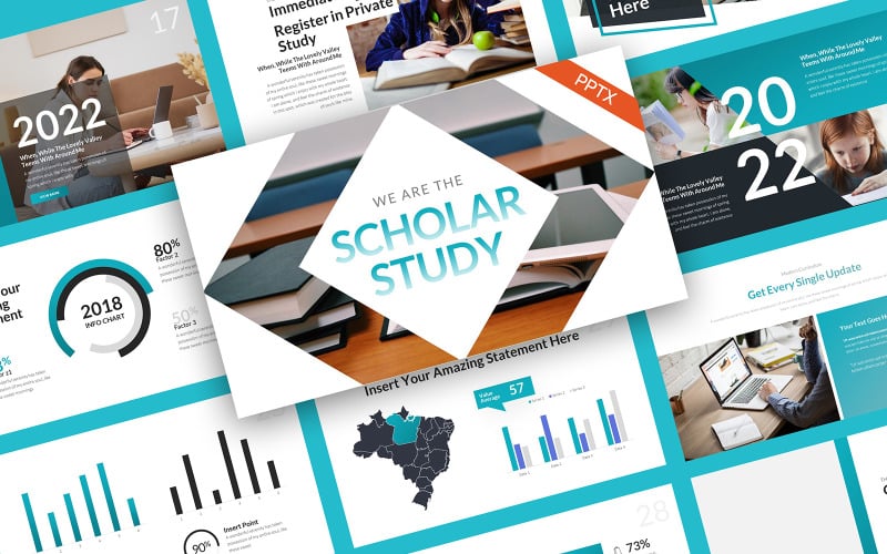 Scholarship Education PowerPoint Template