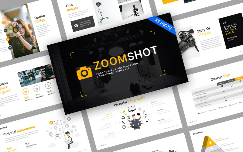 ZoomShot Photography Keynote Template