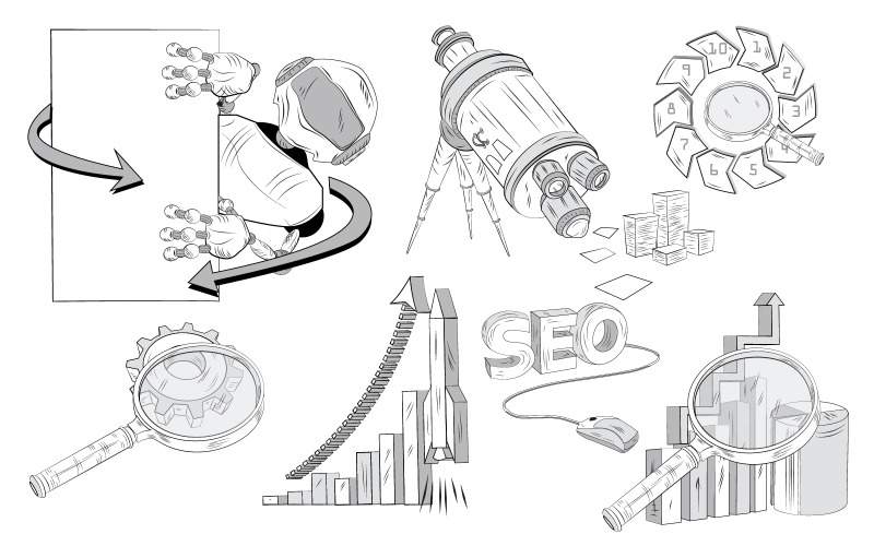 七个插图项目 SEO Optimszation