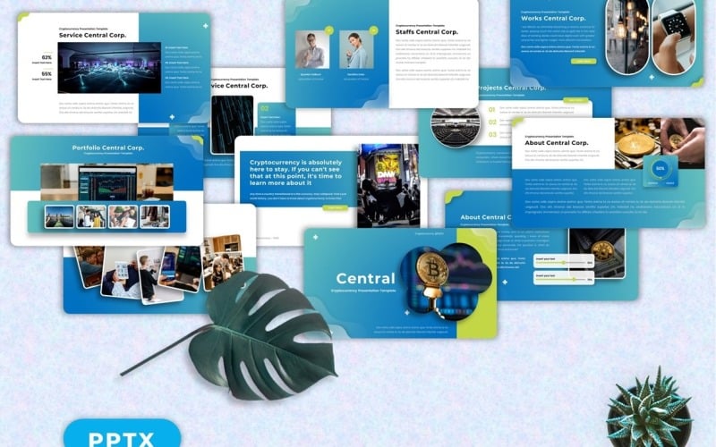 Central - Cryptocurrency Powerpoint