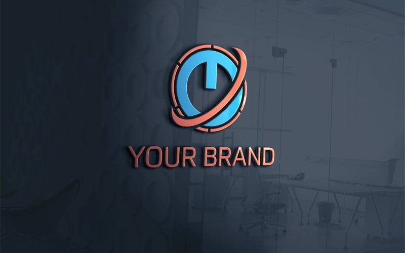T-Harfli-Teknolojili-Logo-Vektör-şablon