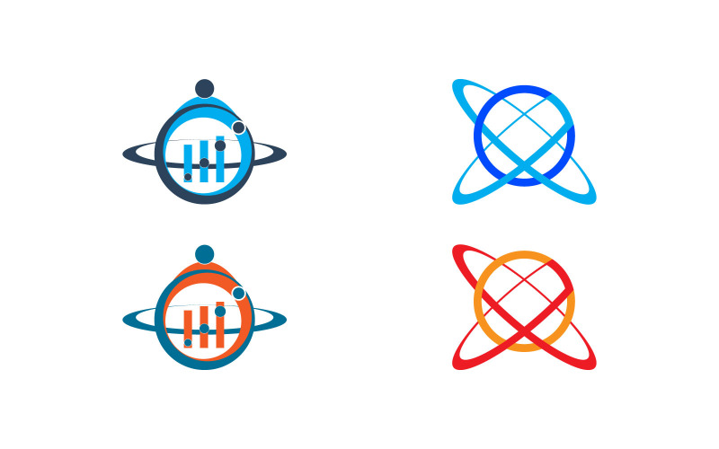 Tech-Logo-Design--Pakiet szablonów wektorowych