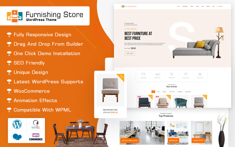 家具 WooCommerce 商店