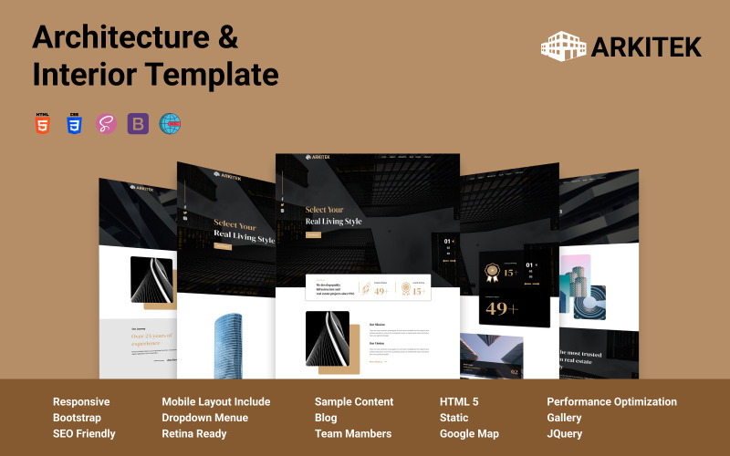 Arkitek - Architecture and Interior Responsive HTML5 Template