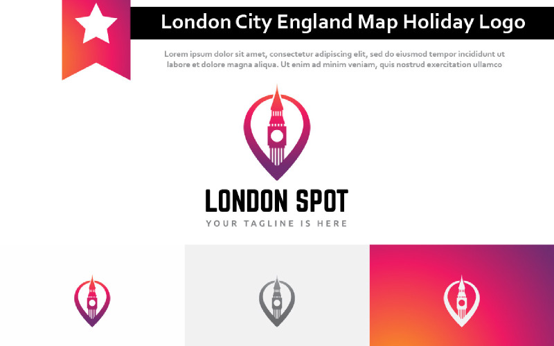Londres Ciudad Inglaterra Mapa Tour Viajes Vacaciones Vacaciones Agencia Logo