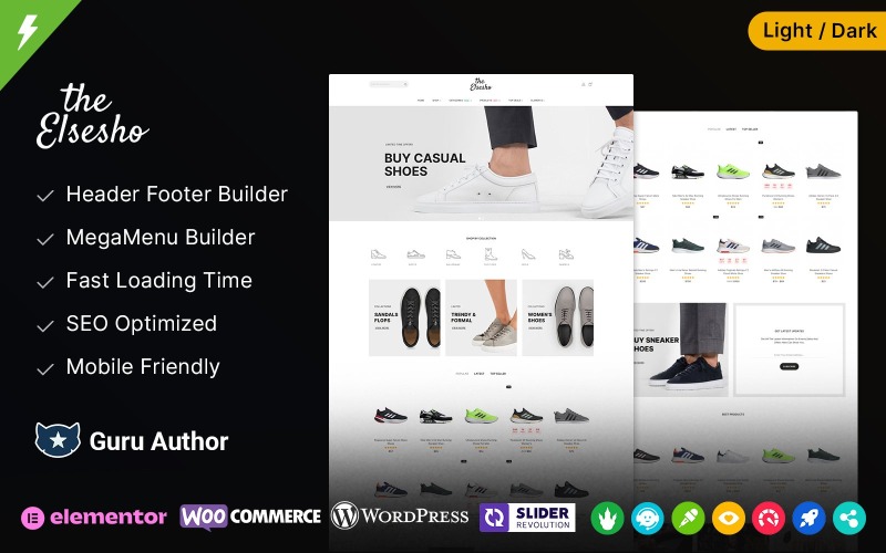 Das Elsesho – Schuhgeschäft und Fashion Elementor WooCommerce Theme