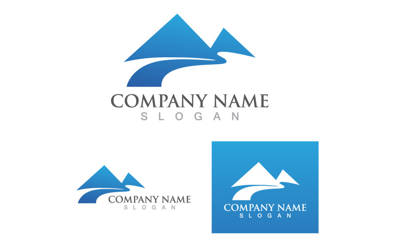 Landschap Berg Logo Vector V4